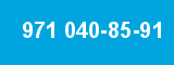 971 040-85-91 971 040-85-91